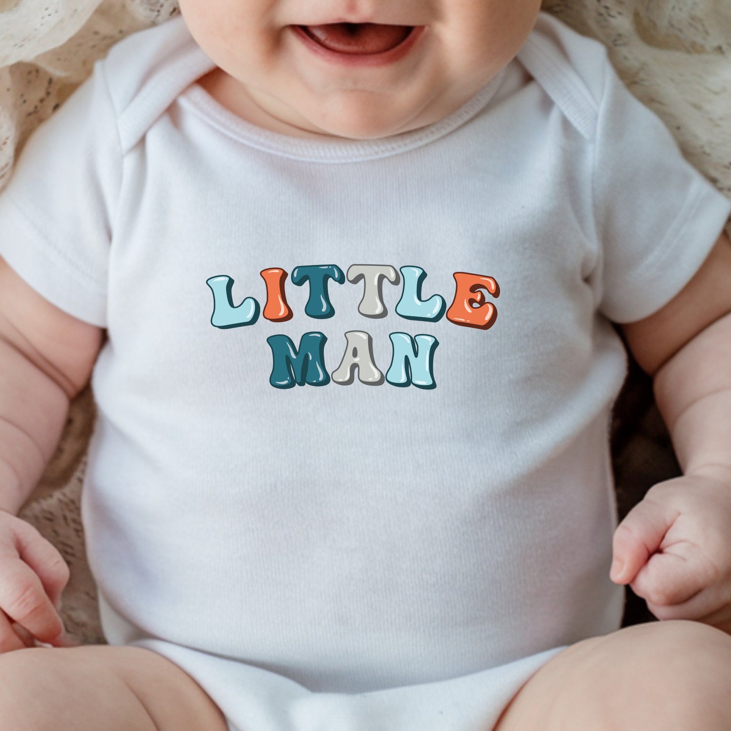 Little Man Bodysuit | New Baby Gift | Gifts for Baby Boys