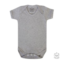 Load image into Gallery viewer, Grey Baby Bodysuit