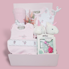 Load image into Gallery viewer, Baby Girl Hamper Gift - Baby Girl Gifts - Ema and Boo
