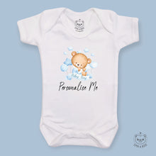 Load image into Gallery viewer, Personalised Baby Bodysuits - Baby Boy Bear