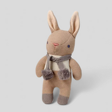 Load image into Gallery viewer, Baby Threads Taupe Bunny - Organic Rattle 22cm