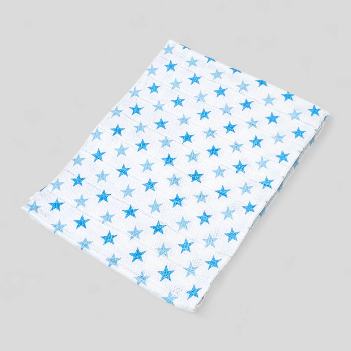 Blue Star muslin square – 100% cotton baby cloth and infant gift