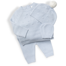 Load image into Gallery viewer, Blue Knitted Gift Set