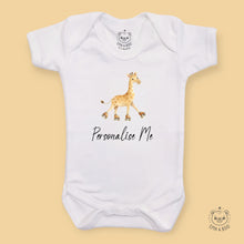 Load image into Gallery viewer, Personalised Baby Bodysuits - Giraffe