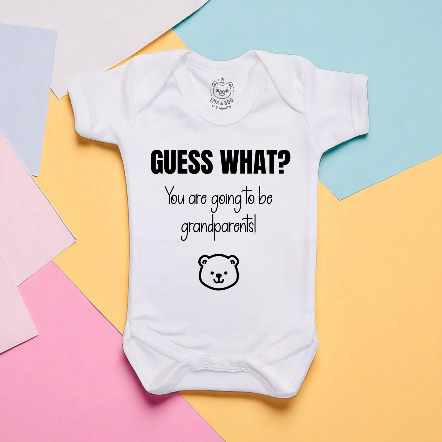 Guess What You’re Going to Be Grandparents – Reveal Bodysuit
