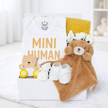 Load image into Gallery viewer, Mini Human Baby Gift Box – New Baby Gift Set