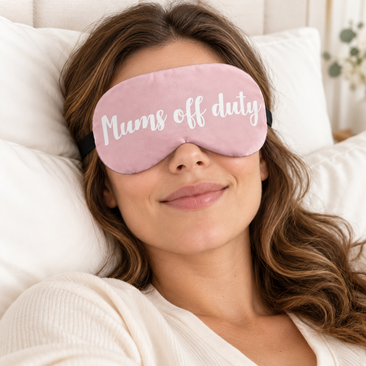 Mum’s Off Duty Pink Sleep Eye Mask – New Mum Gift