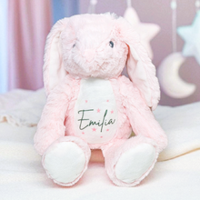 Load image into Gallery viewer, Personalised Pink Blush Bunny - New Baby Gifts
