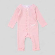 Load image into Gallery viewer, Pink Button Up Romper