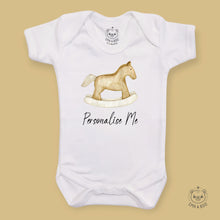 Load image into Gallery viewer, Personalised Baby Bodysuits - Rocking Horse