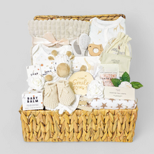 Load image into Gallery viewer, The Little Luxe Nest – Luxury Unisex Baby Hamper - Ema and Boo
