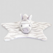 Load image into Gallery viewer, Grey Zebra Plush Comforter Toy