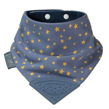 Load image into Gallery viewer, Midnight Stars Neckerchew - Teething Dribble Bib