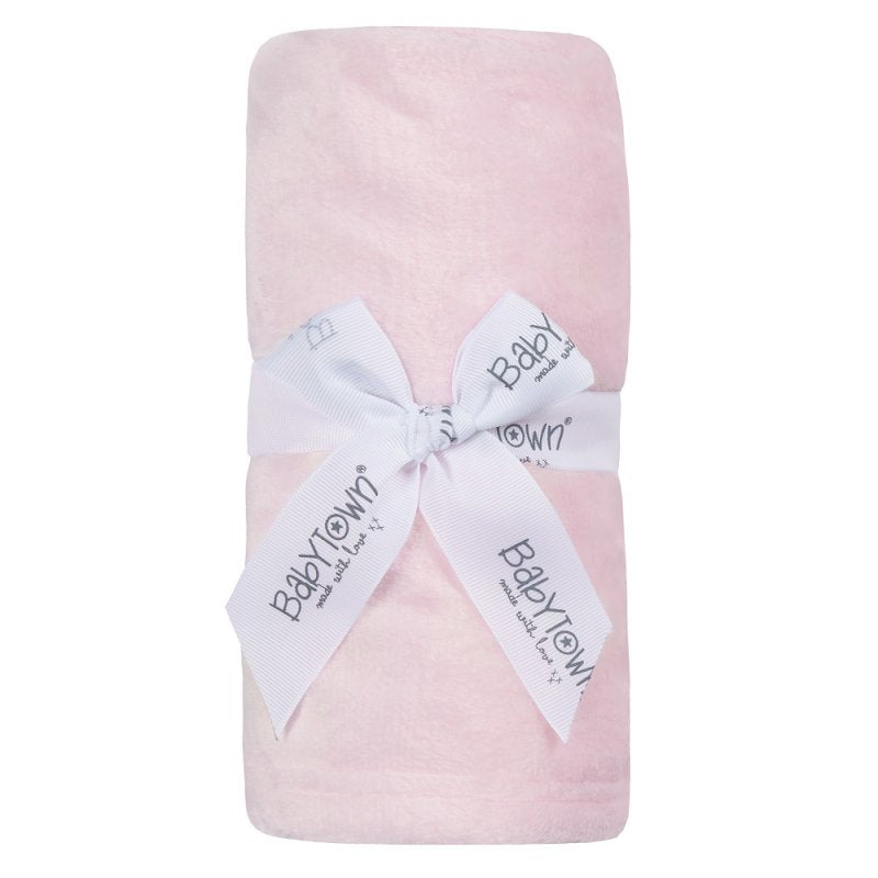 Luxury Baby Plush Blanket in Pink