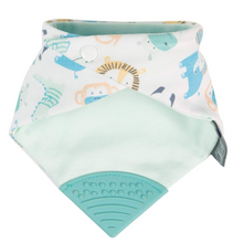 Load image into Gallery viewer, Cheeky Animals Neckerchew - Teething Dribble Bib