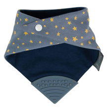 Load image into Gallery viewer, Midnight Stars Neckerchew - Teething Dribble Bib