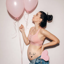 Load image into Gallery viewer, Belly Tattoos - adhesive tattoos for the baby bump - Black