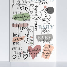 Load image into Gallery viewer, Belly Tattoos - Adhesive tattoos for the baby bump - Coloured