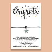 Load image into Gallery viewer, CONGRATS - WishStrings Wish Bracelet