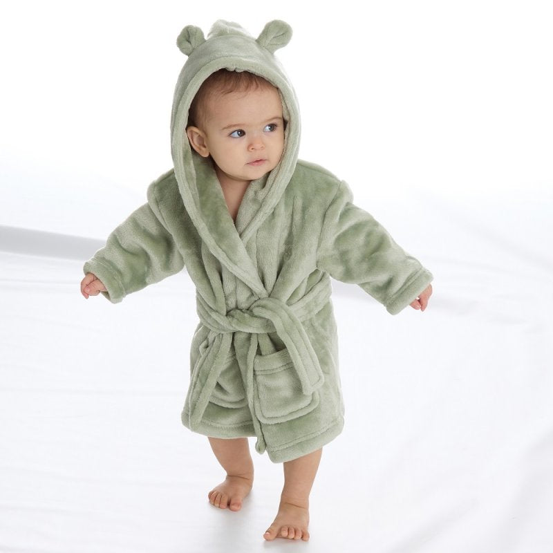 Sage Baby Dressing Gown