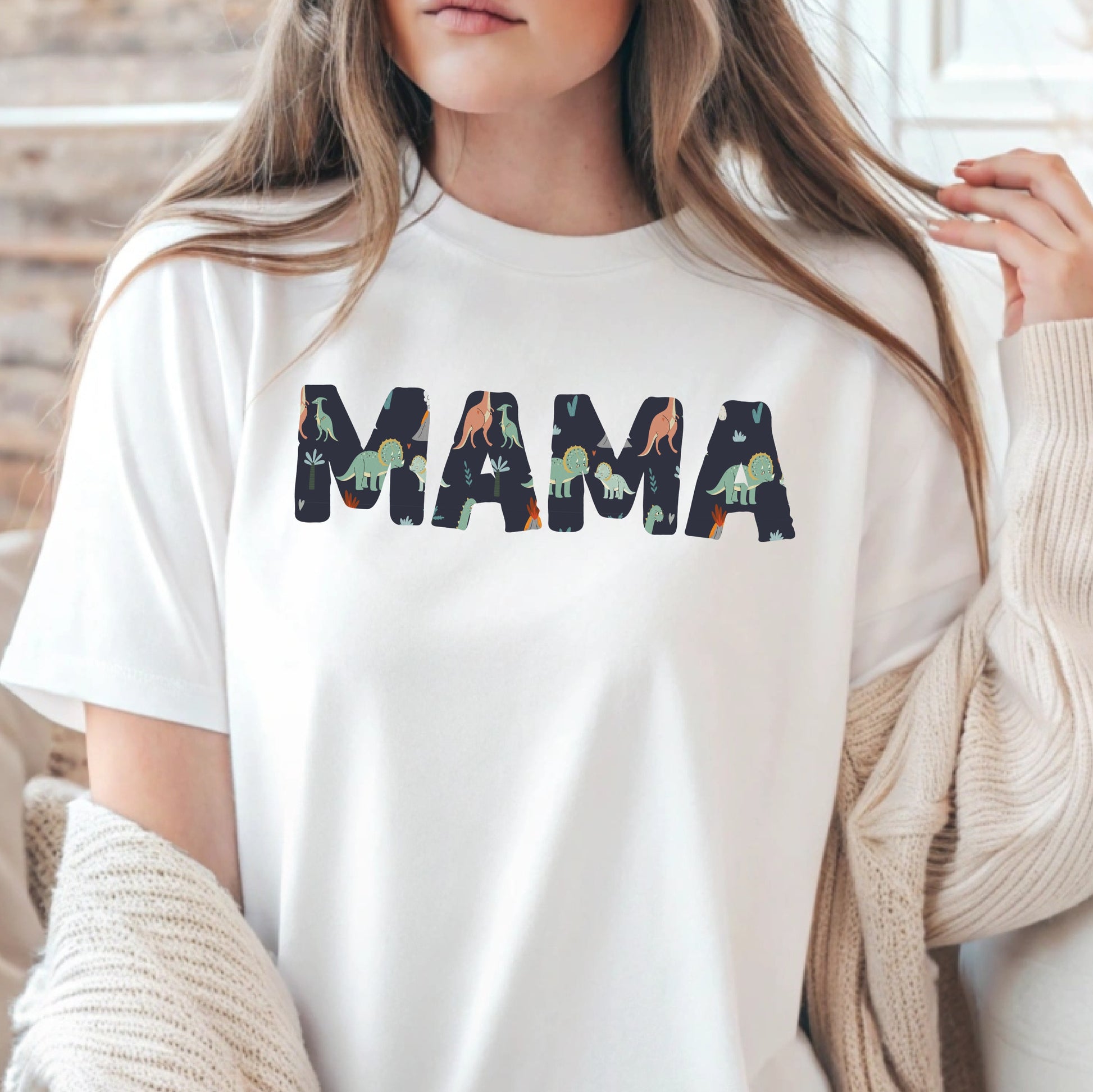 Mama Dino T-Shirt | Matching Outfit Mum Gift Idea