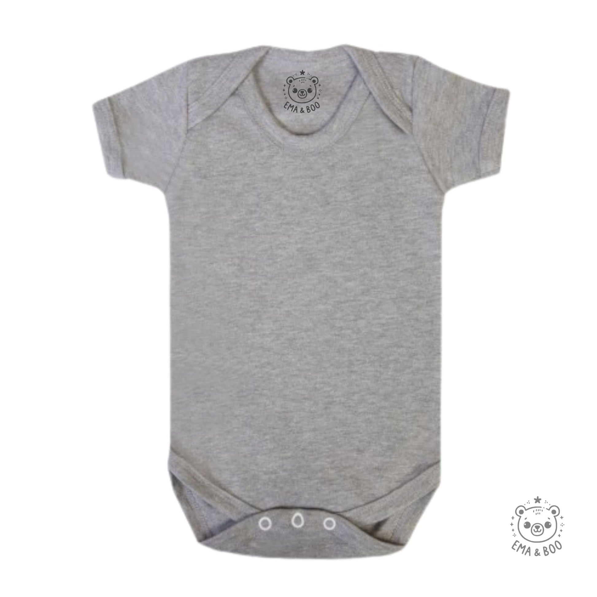 Grey Baby Bodysuit