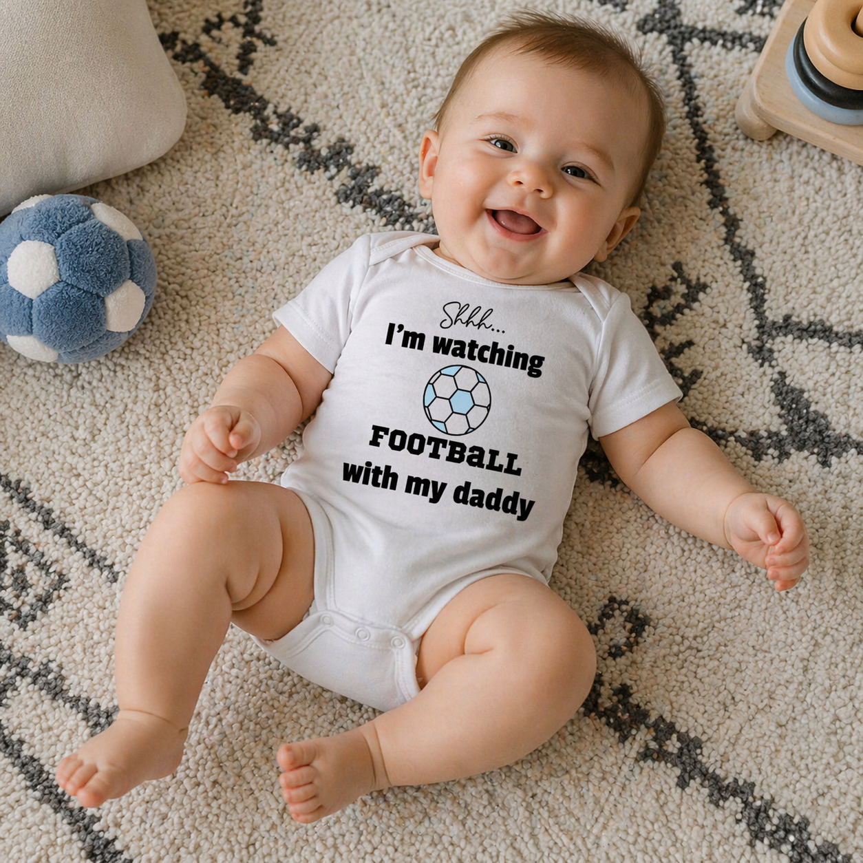 baby boy football outfit world cup baby grow