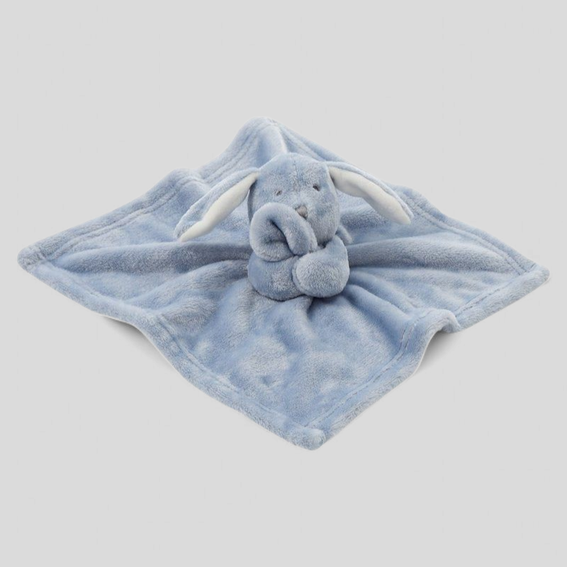 Blue plush bunny toy