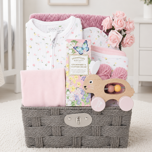 Baby Girl Gift Basket - Newborn Gifts