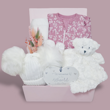 Load image into Gallery viewer, Baby Girl Hamper Gift - Baby Gift Boxes - Ema and Boo
