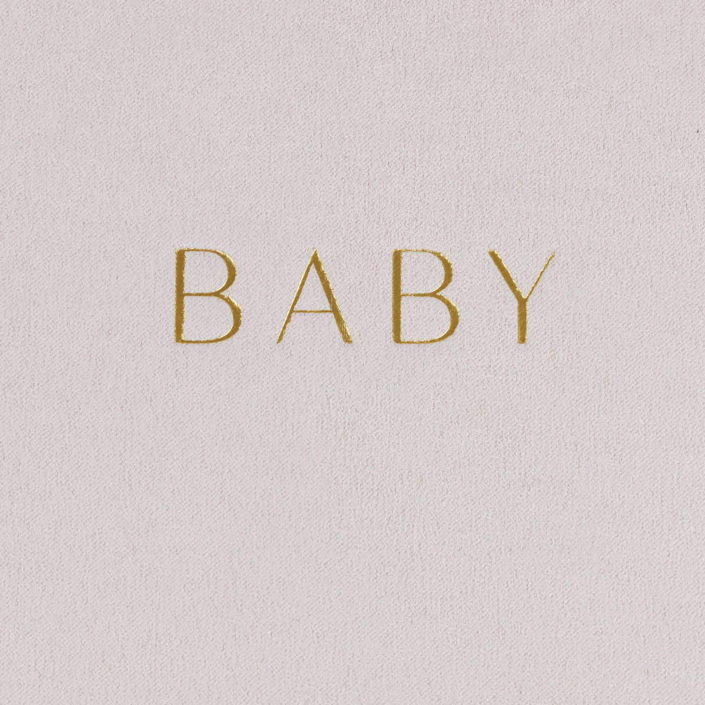 Baby Journal with Gold Embossed Baby - Newborn Gifts