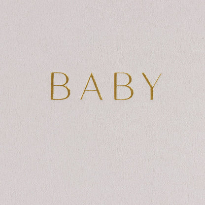 Baby Journal with Gold Embossed Baby - Newborn Gifts