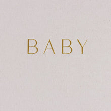 Load image into Gallery viewer, Baby Journal with Gold Embossed Baby - Newborn Gifts
