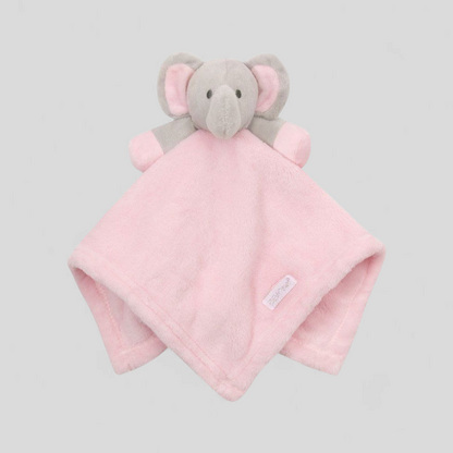 Pink Plush Elephant baby comforter - Cute Gifts for Babies