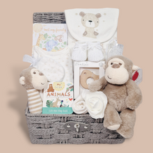 Load image into Gallery viewer, Baby Gift Basket - Unisex Baby Gifts - Ema and Boo
