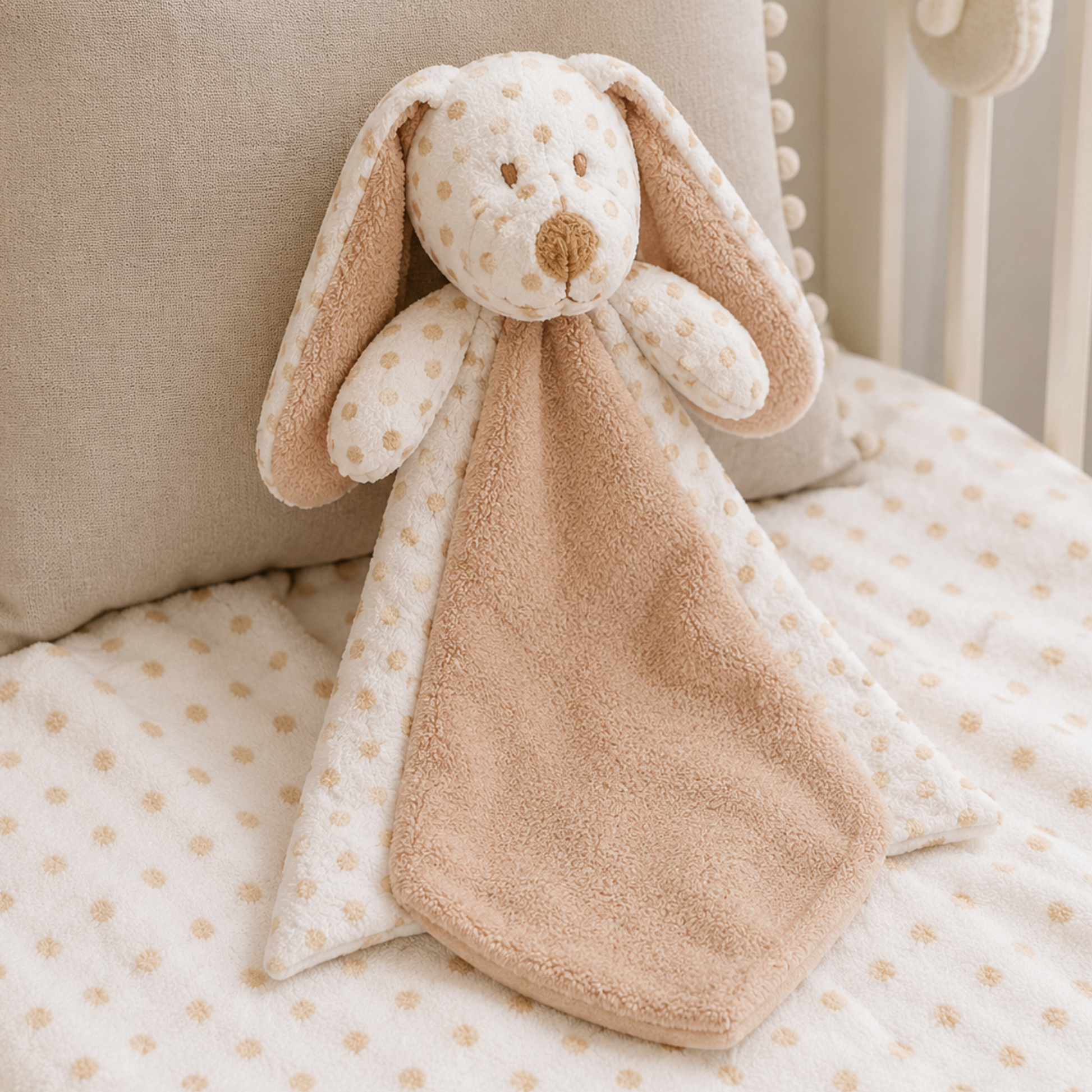 Neutral baby gift – Big Ears Dog comforter
