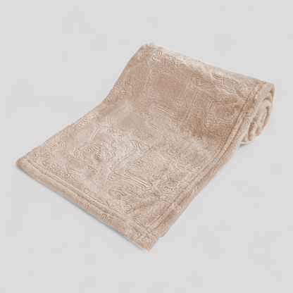 Neutral newborn blanket plush unisex