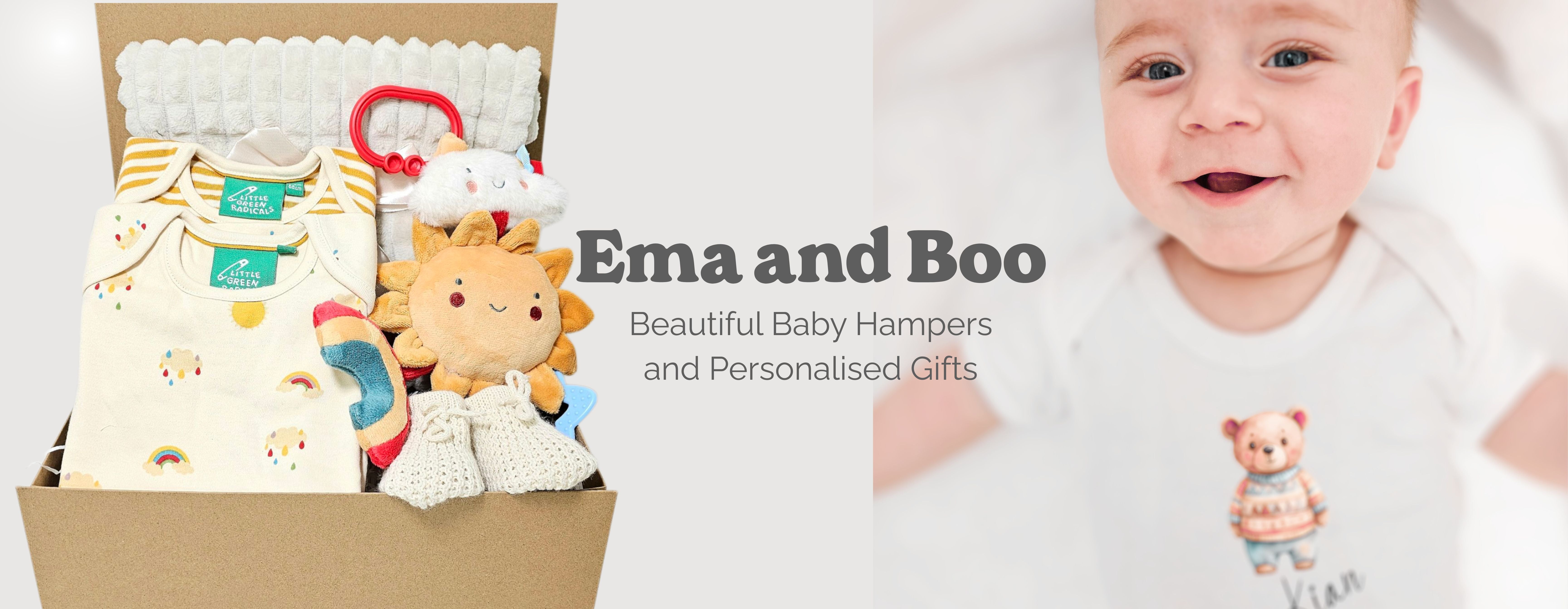 Baby Hampers, New Mum Gifts & Personalised Baby Gifts | Ema and Boo