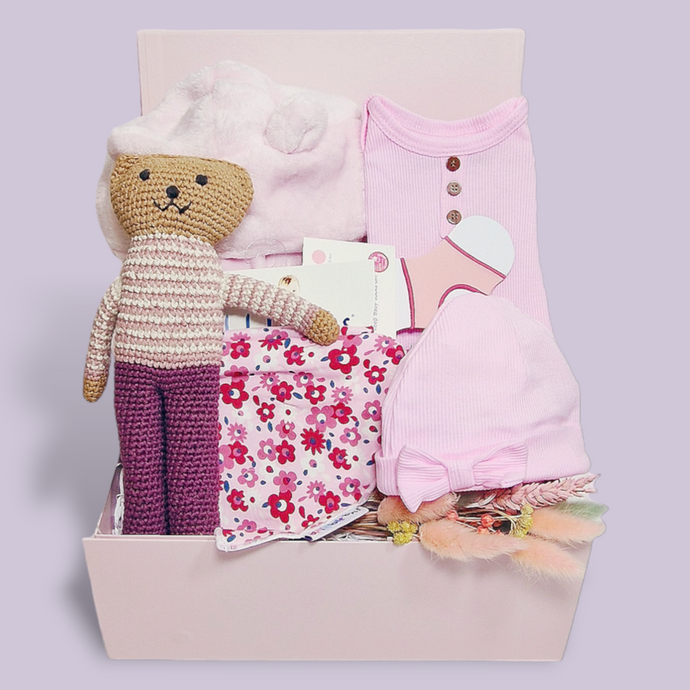 Baby Girl Hamper Box - Gifts for Baby Girls - Ema and Boo