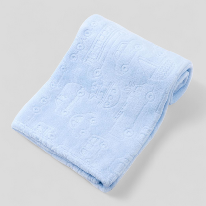 Newborn blanket for newborns blue wrap