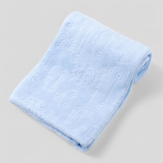 Newborn blanket for newborns blue wrap