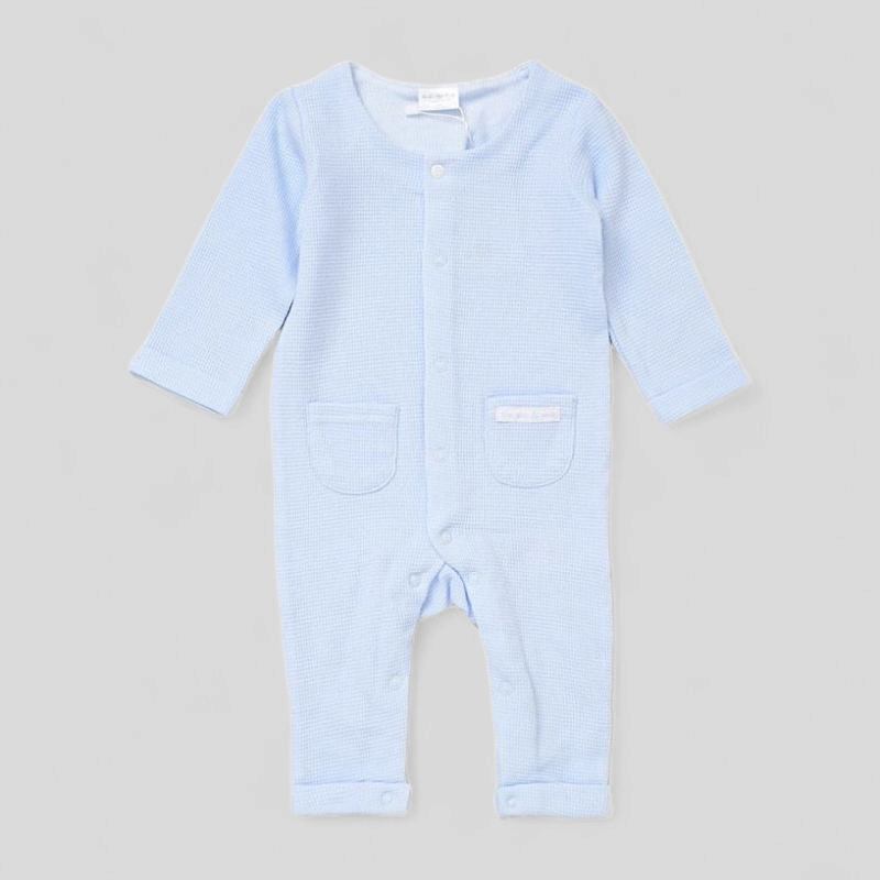 Light Blue Baby Romper - Baby Boy Clothes
