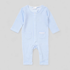 Light Blue Baby Romper - Baby Boy Clothes
