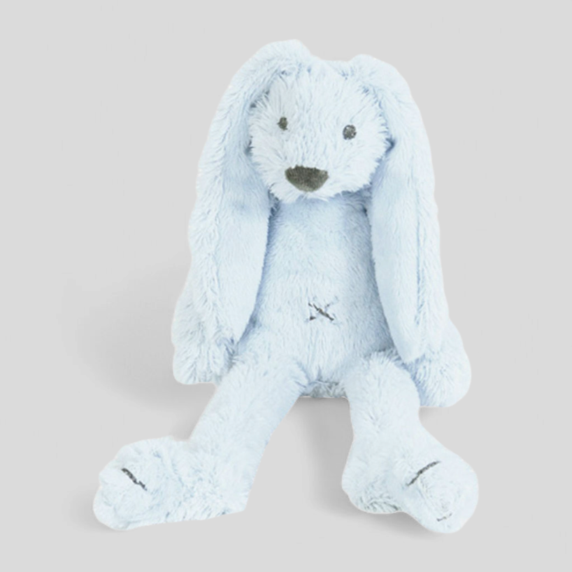 Large Blue Plush Bunny by Happy Horse
