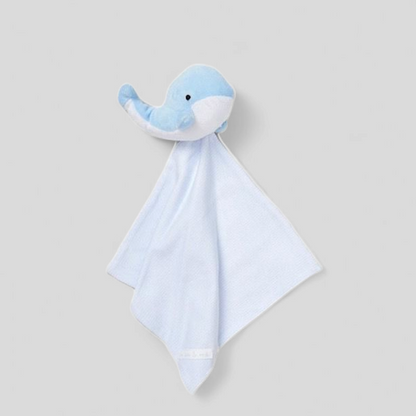 Blu Plush Whale toy with Comfort Blanket - Baby Toys