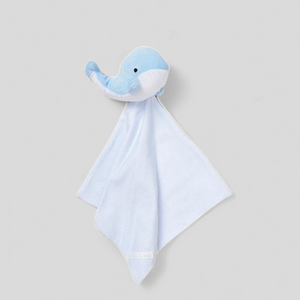 Blu Plush Whale toy with Comfort Blanket - Baby Toys