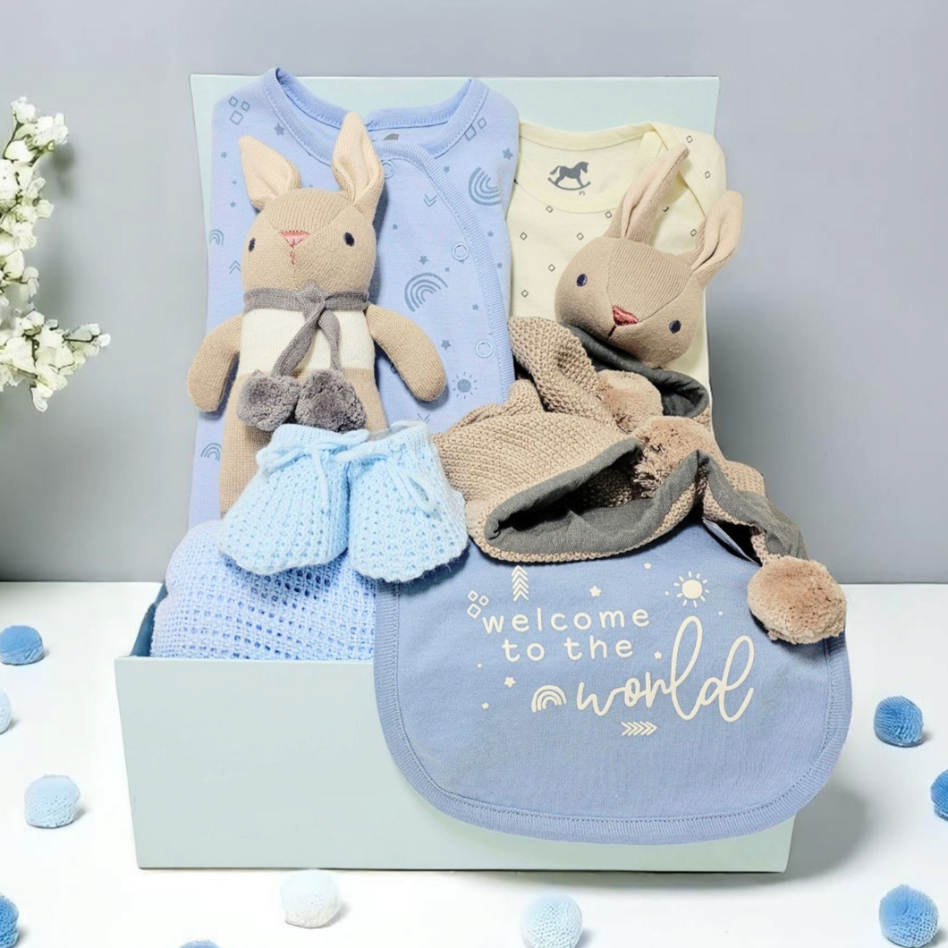 Baby Boy Gifts Hamper - New Baby Gifts - Ema and Boo
