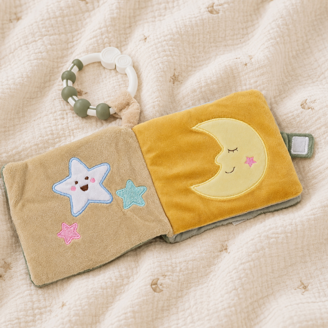 A soft fabric baby sensory book - Newborn Baby Gifts
