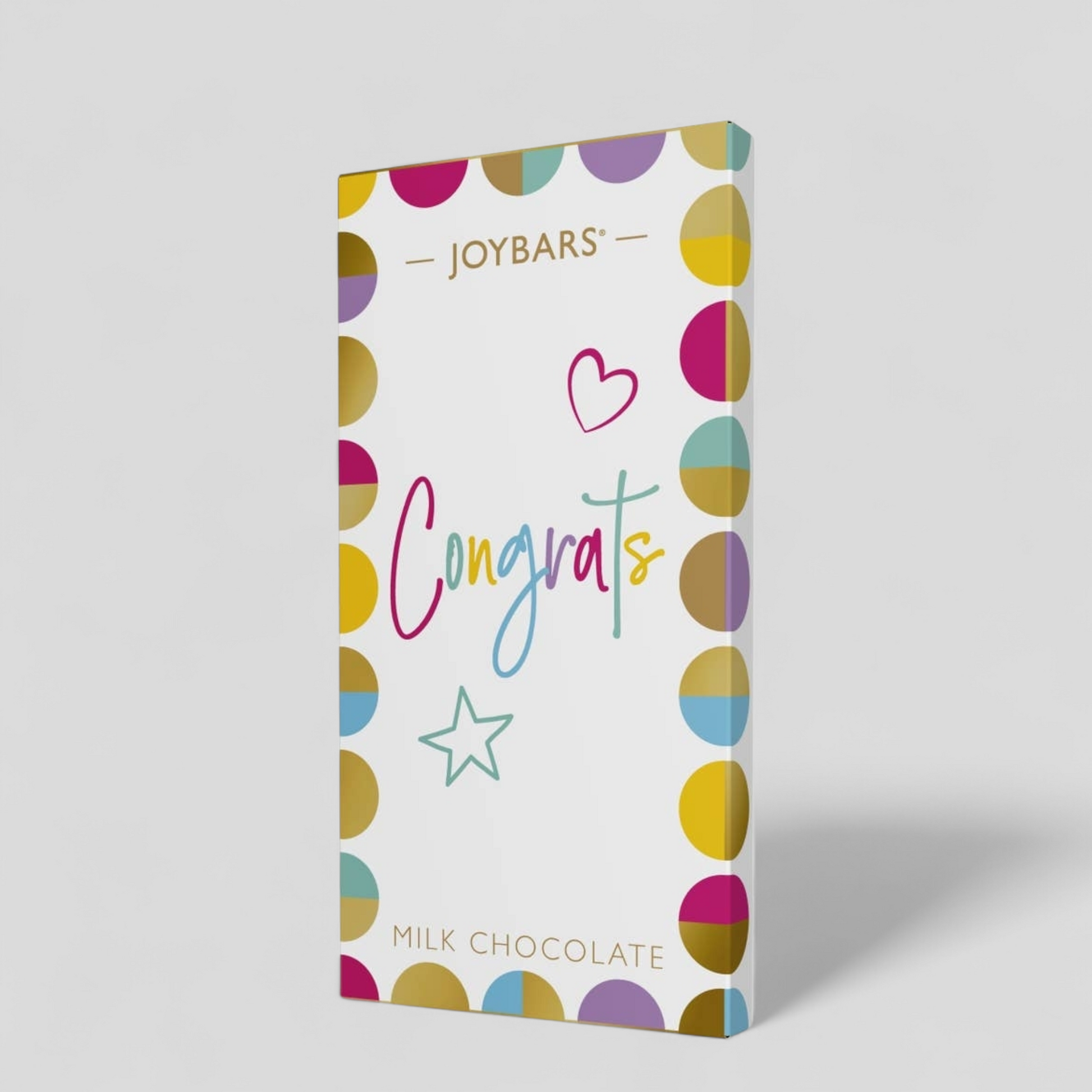 Colombian milk chocolate bar with “Congrats” wrapper – perfect new parent gift or hamper add-on.