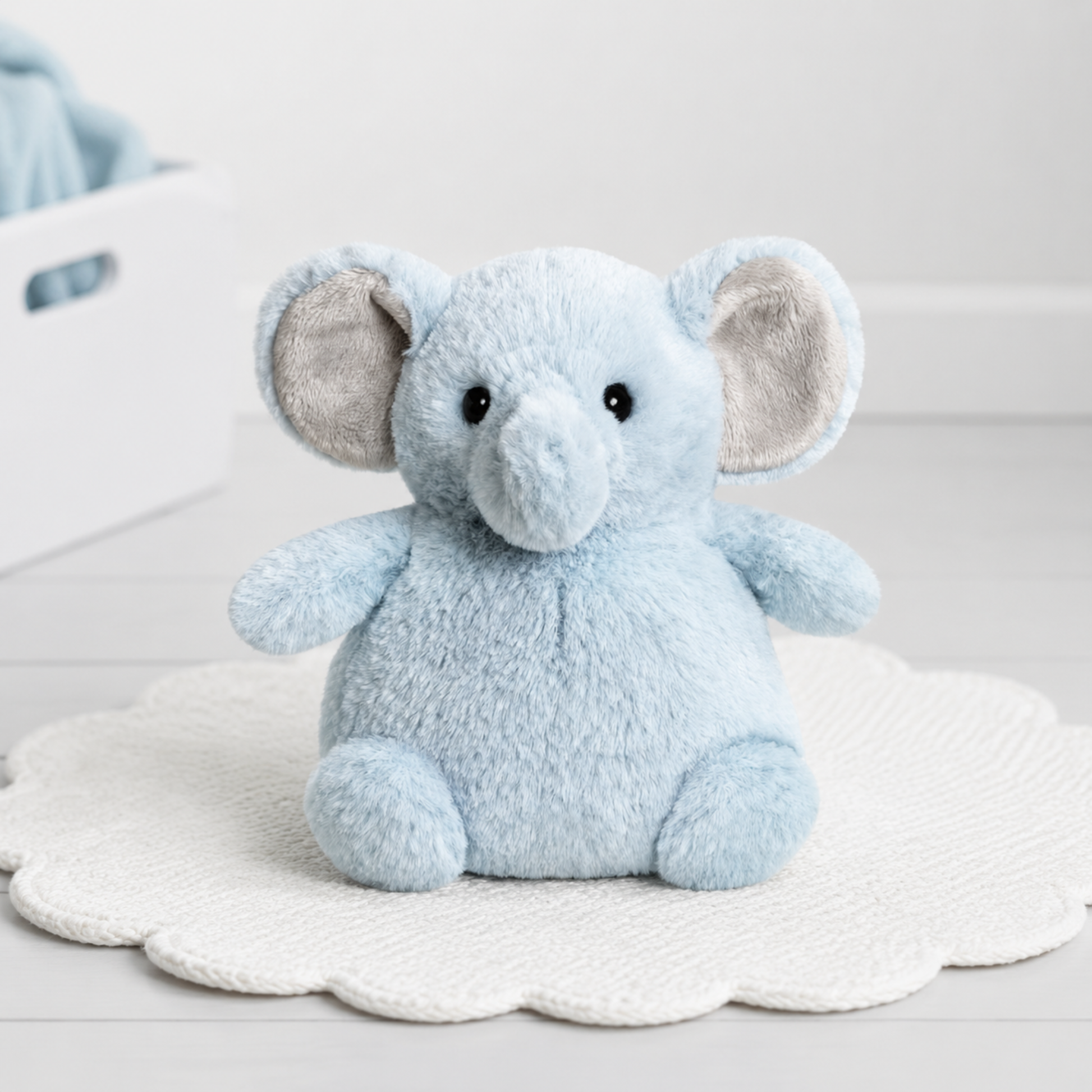 Cuddle Pals Zaynab Elephant – soft blue elephant toy for babies, cuddly and plush